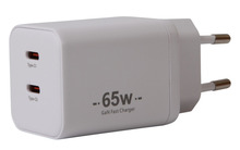 Oplader 65 W PD 2 x USB-C